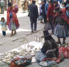 Silberflohmarkt in La Paz