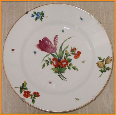 A rare Polish china plate